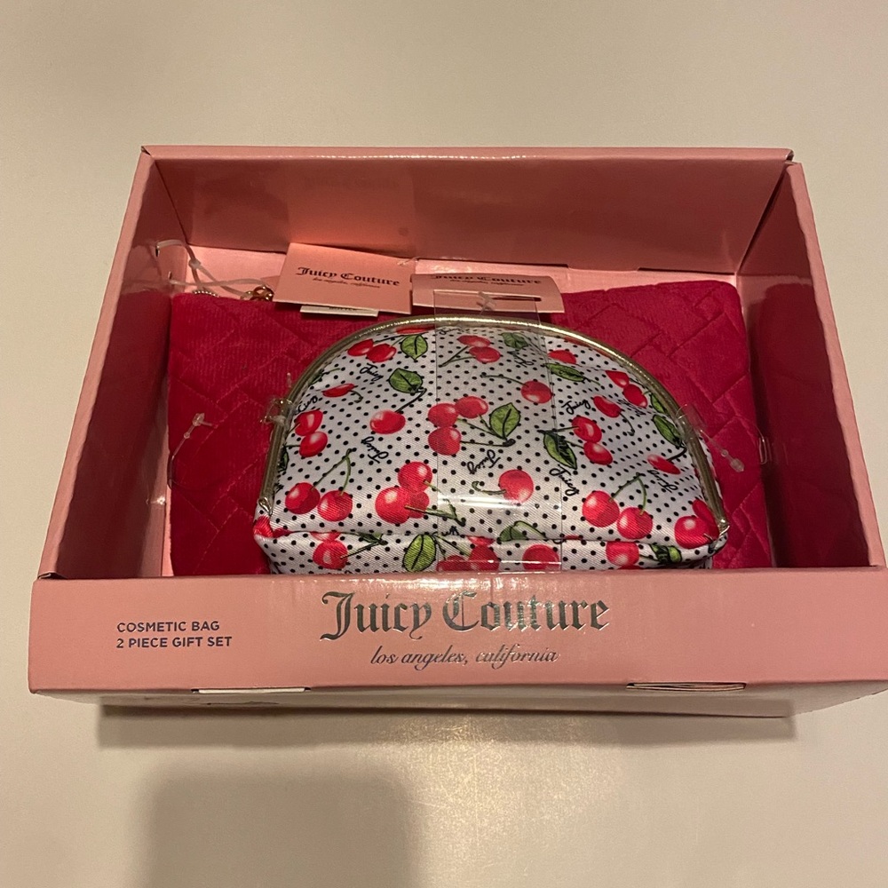 Juicy Couture 2 in 1 Cosmetic and makeup Travel Bag